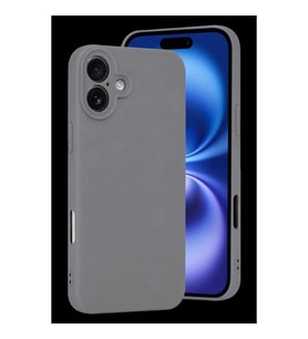 Apple İphone 16 Plus Kılıf First Silikon - Gri