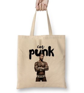 Cm Punk Cm Punk Bez Çanta Uzun Saplı
