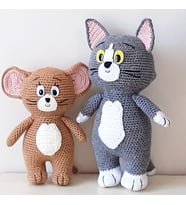 Amigurumi Örgü Oyuncak Tom ve Jerrry (Karışık)