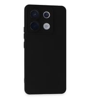 Redmi Note 13 Pro 5G Kılıf Nano içi Kadife Silikon - Siyah