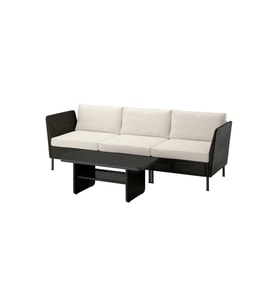 Bahçe Oturma Grubu, Koyu Gri, Frösön-Duvholmen Bej, 2+1 Kişilik