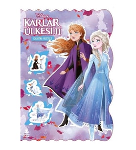 Disney Karlar Ülkesi 2 - Bol Bol Boya - Bol Bol Yapıştır Boyama Kitabı - Çıkartma Hediyeli!