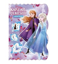 Disney Karlar Ülkesi 2 - Bol Bol Boya - Bol Bol Yapıştır Boyama Kitabı - Çıkartma Hediyeli!
