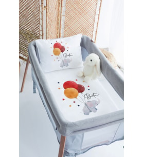 %100 Delux Pamuk Isme Özel 70x120 Park Yatak Nevresim Takımı