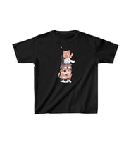 Çocuk Unisex Baskılı T-Shirt - Siyah