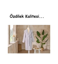 Özdilek Tek Bornoz Şalyaka-Colourist Gri (S-M Beden)