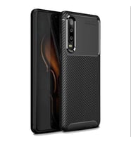Huawei P30 Kılıf Esnek Soft Karbon Tasarım Legion Serisi (Siyah)