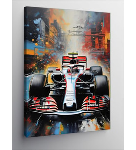 Kanvas Tablo Formula 1 Arabası