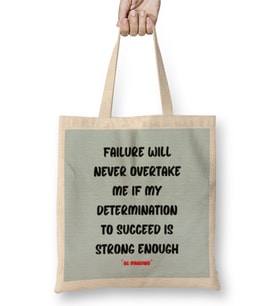 Motivational Quotes Sayings Words Gifts - Entrepreneurs İnspiration Success Work Typography Gifts Bez Çanta Uzun Saplı