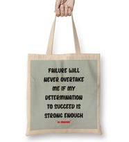 Motivational Quotes Sayings Words Gifts - Entrepreneurs İnspiration Success Work Typography Gifts Bez Çanta Uzun Saplı