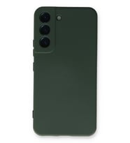 Durukar® Samsung Galaxy S23 Plus Kılıf Nano içi Kadife Silikon - Koyu Yeşil