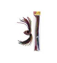 Bu-Bu Şönil Simli 50 CM 7 Renk 25 Li Paket Simli Şonil