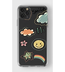 Iphone 11 Pro Uyumlu Baskılı Yumuşak Silikon Şeffaf Telefon Kılıfı