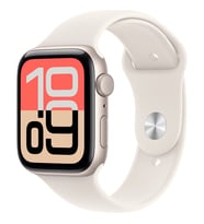 Apple Watch Se 3 Gps, 44 mm Yıldız ışığı Alüminyum kasa ve Yıldız ışığı Spor kordon - m/l