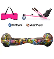 Citymate Elektrikli Kaykay Hoverboard Akıllı Denge 6.5 Inch + HoverKart + Çanta EXTREM PAKET D22