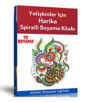 Yetişkinlere Harika Boyama Sayfaları Kitabı