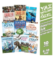 Yaz'a Özel Öğretici İlk Kütüphanem Seti - 10 Kitap