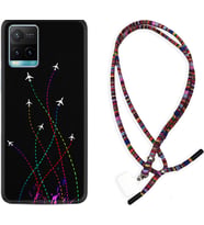 Vivo Y11S Y21S Y20 Y20S Y70 Kılıf Boyun Asklı Rasta Silikon Line Planet 1736