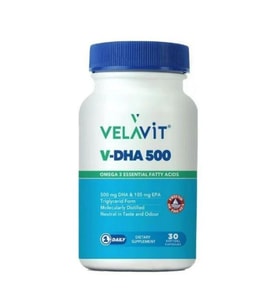 Velavit V-DHA 500 30 Yumuşak Jel Kapsül