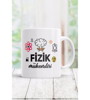 Fizik Mühendisi isme özel Meslek kupa bardak