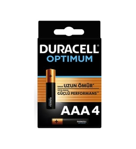 Duracell Optimum  Pil Aaa 4'' Lü Paket