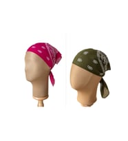 %100 Pamuklu Klasik Desen Unisex 2li Bandana Seti Renkli Bandana Etnik Desenli A Kalite Bandana