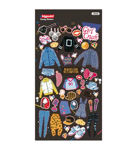 Bigpoint Sticker Kız Kıyafetleri Giydir x 15 Adet