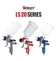 VOYLET LS20 ÜSTDEN DEPO BOYA TABANCASI  1.3 MM LİK KIRMIZI