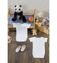 2 Li Bebek Body Zıbın Kısa Kollu 0-3 Ay