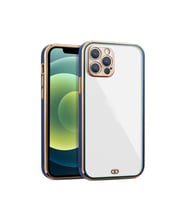 iPhone 14    Pro    Arka kapak Kılıf  Mavi       kenarlı  rose