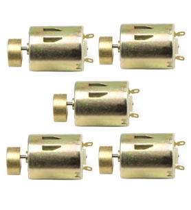 DC 3-9V Titreşim Motoru (Çap 24mm) - 5 Adet