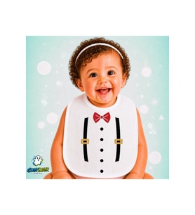 Bebe Takım Keten Bebek Mama Önlüğü – Yumuşak, Emici, Yıkanabilir, Özel Tasarım P012