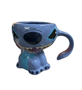 Sevimli Stitch Ayaklı Tasarım Kupa Bardak