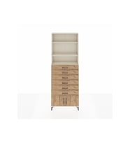 Arges Dolap 3 Raflı 6 Çekmeceli 2 Kapaklı 88x30x243 Aytaşı-Çam