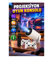 2.4G Kablosuz Oyun ve Film Projeksiyon Cihazı – Konsol ve Multimedya Destekli