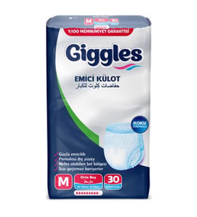 Giggles Külotlu Yetişkin Hasta Bezi Medium 30 Adet