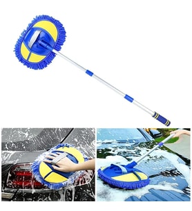 ALLY Mikrofiber Dönebilen Püsküllü Araba Yıkama Ve Temizleme Fırçası-(5775) - OVRLAU7221-87