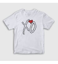 Presmono Unisex Çocuk Beyaz Xo The Weeknd T-Shirt 159272tt (Beyaz)