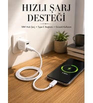 Northcity Type-C Şarj Kablosu - Hızlı Şarj ve Uzun Kablo İçin Güvenli Çözüm
