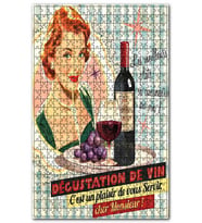 Cakapuzzle Şarap Tadımı Yarışması Görseli Puzzle Yapboz MDF (Ahşap) (120 Parça)