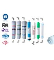 AQUAFLY 12" Inline 7 FİLTRE 10 AŞAMA ( ALKALİ ve DETOX ) Su Arıtma Filtresi Kapalı Kasa Cihaz Uyumlu