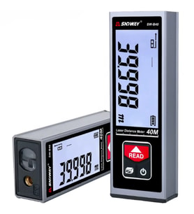 SNDWAY SW-B40 Geniş Yatay Göstergeli Metal Lazermetre 40 Metre Şarj Edilebilir