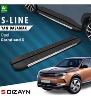 S-Dizayn Opel Grandland 2 Hybrid Benzinli S-Line Krom Yan Basamak 193 Cm 2024 Üzeri A+ Kalite