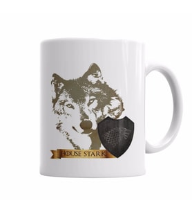 HOUSE STARK 3 Kupa Bardak Porselen
