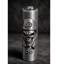 Motorcu Kafatası Çakmak Kılıfı Clipper
