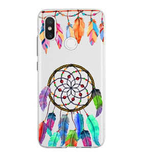 PrintiFy Xiaomi Mi 8 ile Uyumlu 1mm Slim Fit Nazar Boncuğu 6 Baskılı Şeffaf  Kılıf