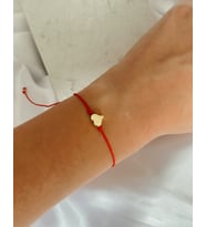 Altın Kaplama Kalp Hediyelik Arkadaşlık Bilekliği
