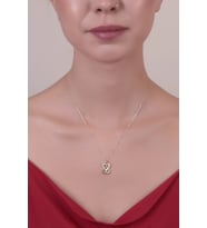 ÇELİKOĞLU KUYUMCULUK 8 AYAR ALTIN KALPLİ KOLYE2,52 GR