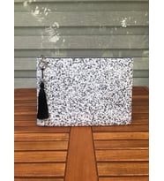Gümüş Clutch Çanta