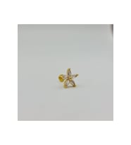 Cerrahi Çelik Çiçek Küpe Tragus Helix Kıkırdak Piercing